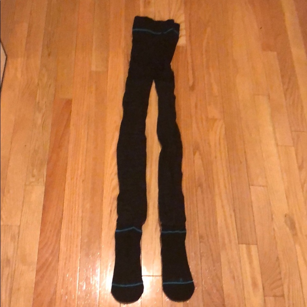 Boot Tights. Black and Gray. Never Worn. Medium